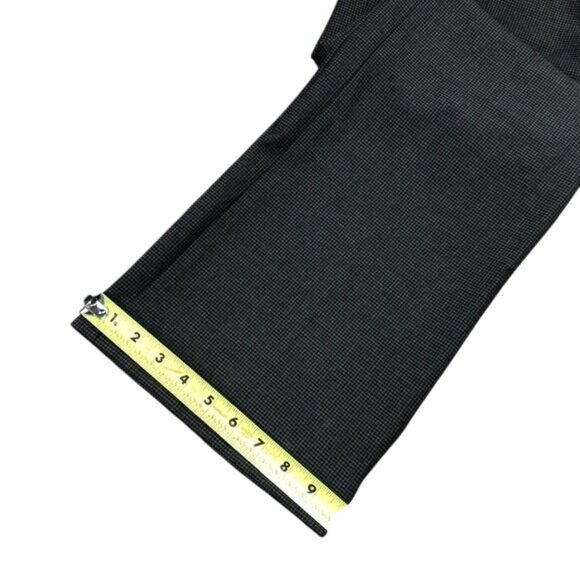 Ann Taylor Loft Marisa Women Straight Low Rise Dress Pants SZ 0 Black Houndstoot - Picture 12 of 14